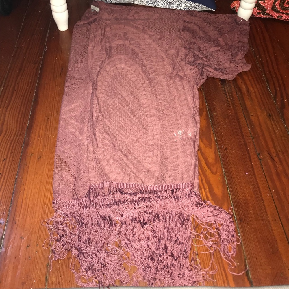Brand new kimono. Mauve. Sheer.
